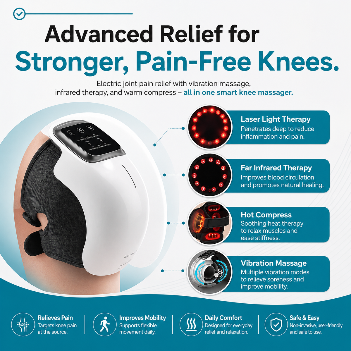 Knee Therapy Massager Device