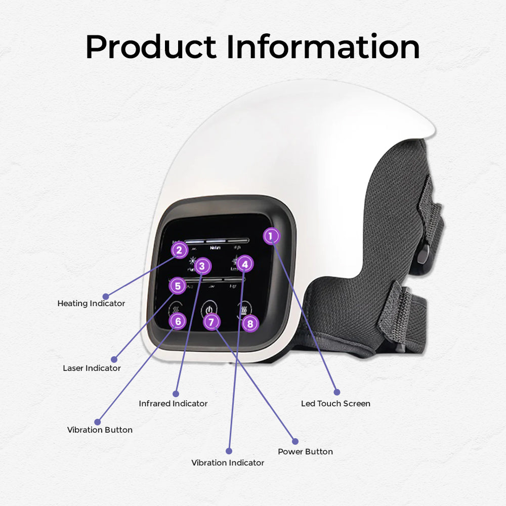 Purple Knee Massager Device