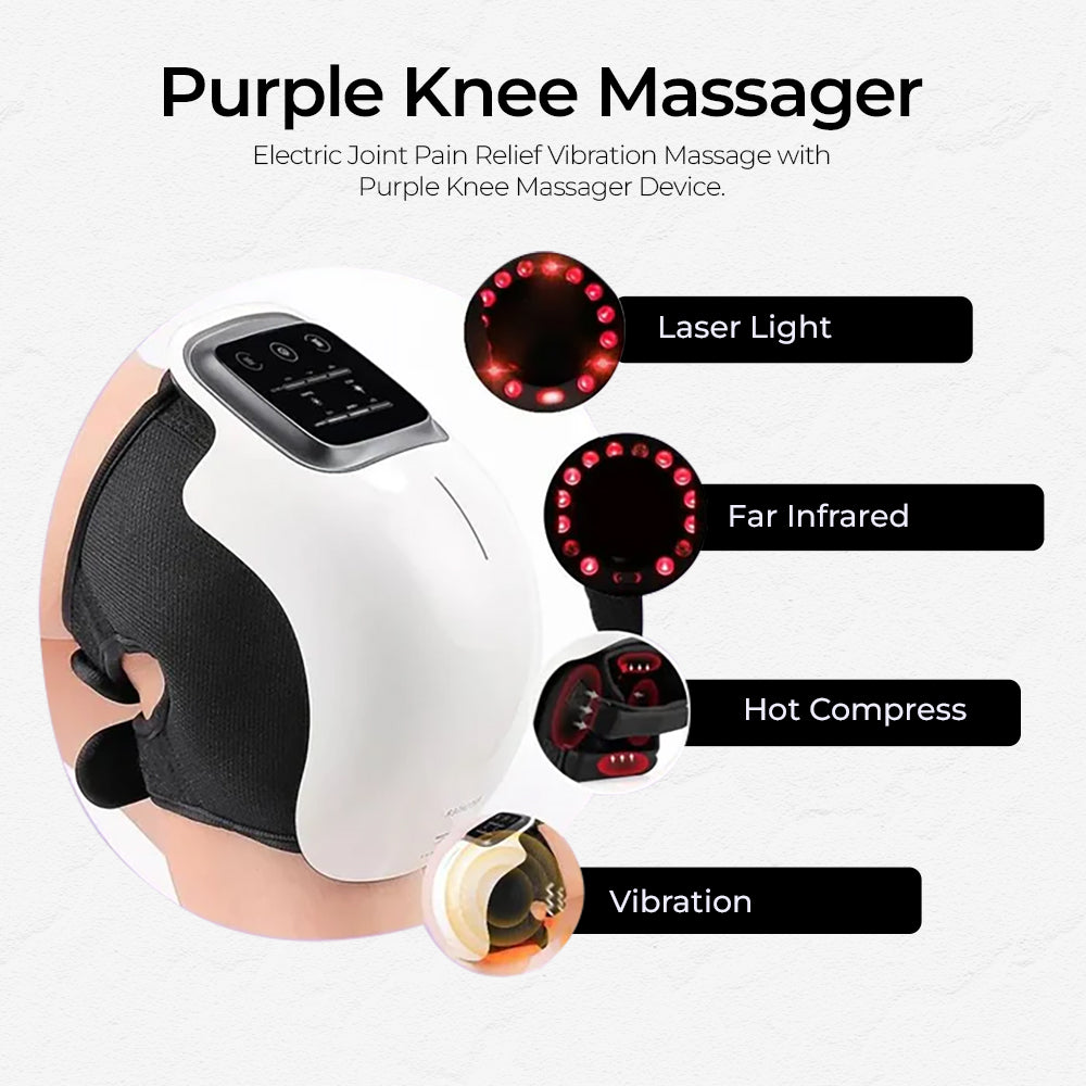 Purple Knee Massager Device