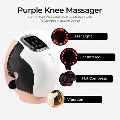 Purple Knee Massager Device