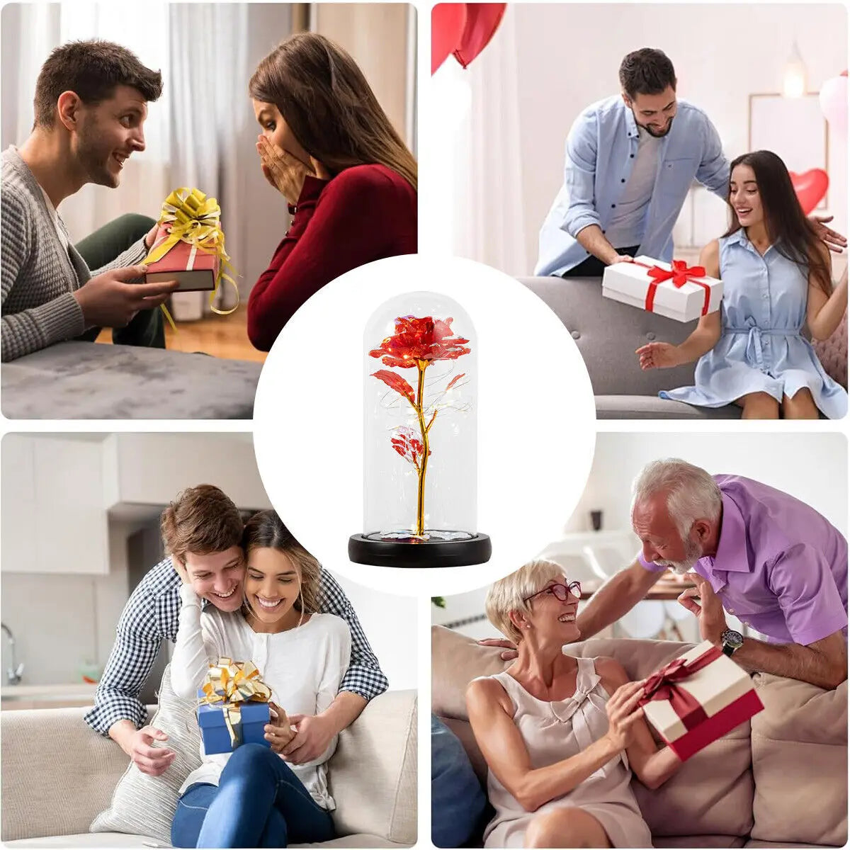 EternalGlow Rose Dome