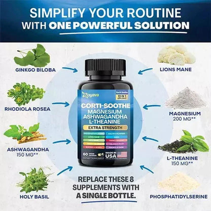 Corti-soothe Magnesium Ashwagandha L-theanine