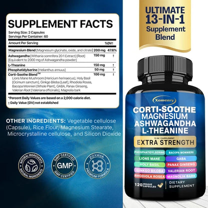 Corti-soothe Magnesium Ashwagandha L-theanine